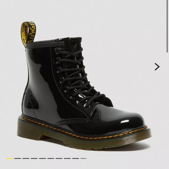 Doc martens PATENT LEATHER LACE UP BOOTS - Picture 1 of 16